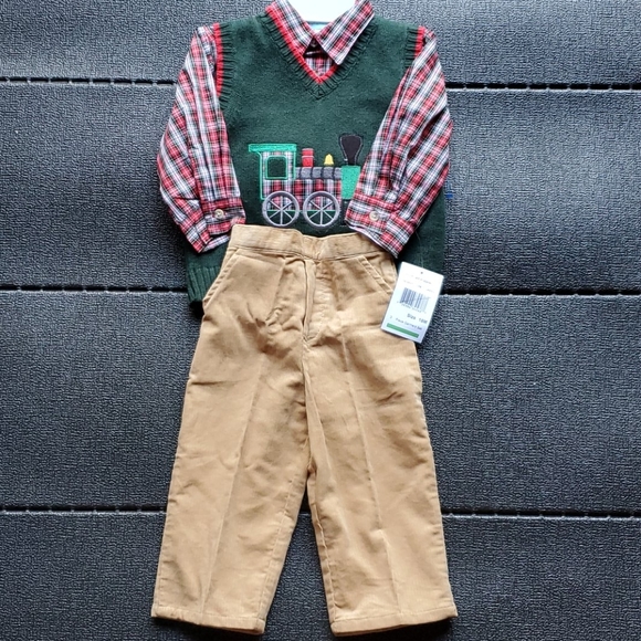 18 months Boy Christmas outfit (3 pieces), Thomas - Picture 1 of 4